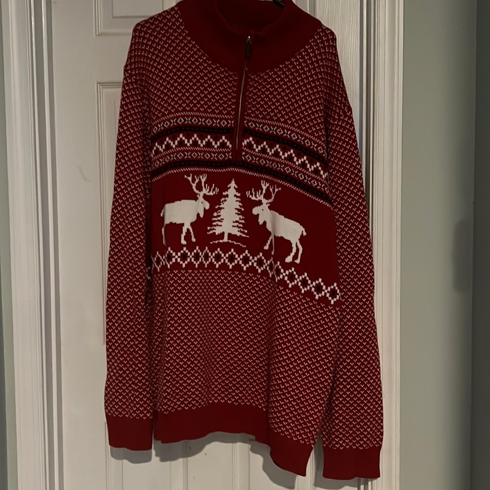 Red Christmas sweater 4XL